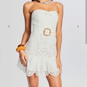 NWT HEMANT & NANDITA White Aisha Dress